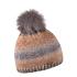 Karla Bobble Hat shades of grey