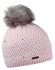 Sigrid Bobble Hat dusky pink stone