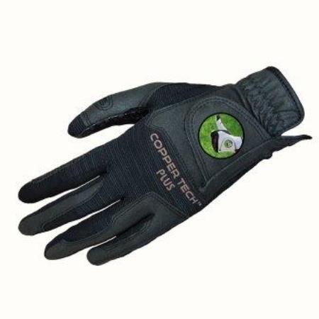 CopperTech Mens Golf Glove Black 