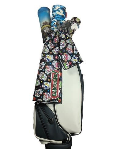 Babouche Sugar Skull Golf Towel