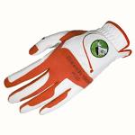 CopperTech Mens Golf Glove White/Orange
